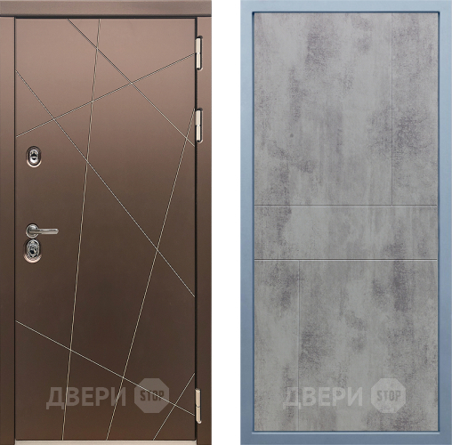Входная металлическая Дверь Дива МД-50 М-1 Бетон темный в Жуковский