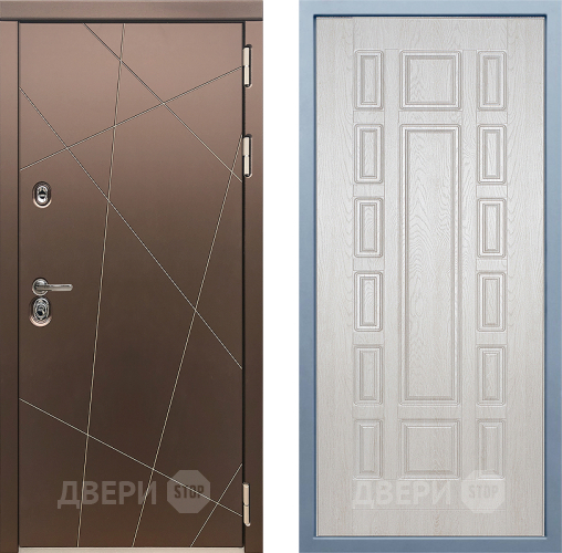 Входная металлическая Дверь Дива МД-50 М-2 Дуб филадельфия крем в Жуковский