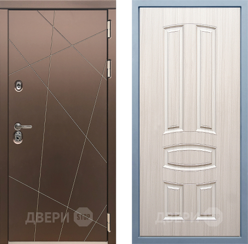 Входная металлическая Дверь Дива МД-50 М-3 Сандал белый в Жуковский