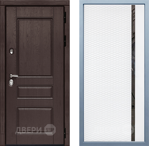 Входная металлическая Дверь Дива МД-90 МХ-47 Белый матовый в Жуковский