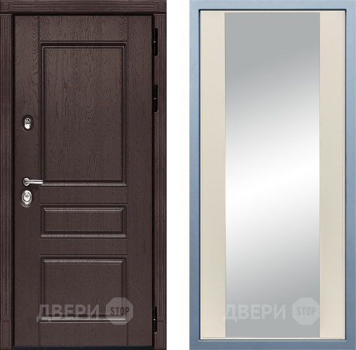Входная металлическая Дверь Дива МД-90 Д-15 Зеркало Шампань в Жуковский