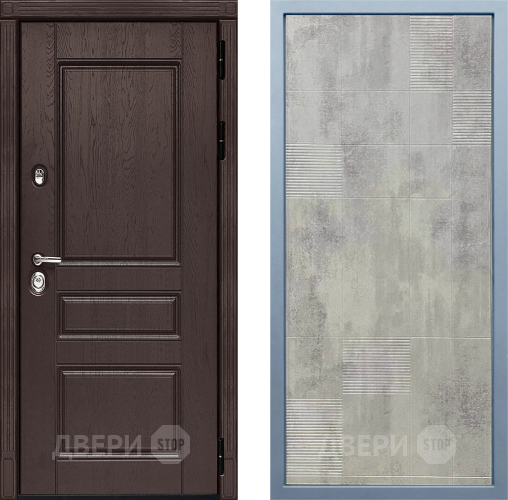 Входная металлическая Дверь Дива МД-90 Д-4 Бетон темный в Жуковский
