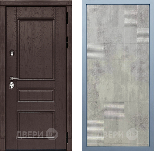 Входная металлическая Дверь Дива МД-90 Д-4 Бетон темный в Жуковский