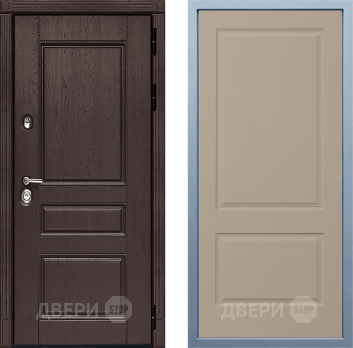 Входная металлическая Дверь Дива МД-90 Д-7 Шампань в Жуковский