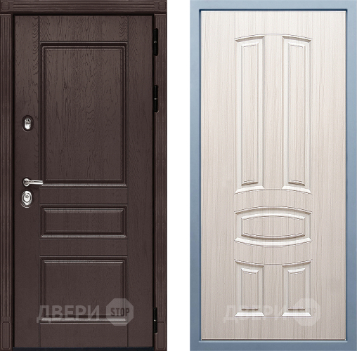 Входная металлическая Дверь Дива МД-90 М-3 Сандал белый в Жуковский