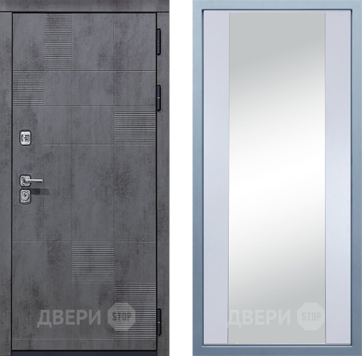 Дверь Дива МД-35 Д-15 Зеркало Белый в Жуковский