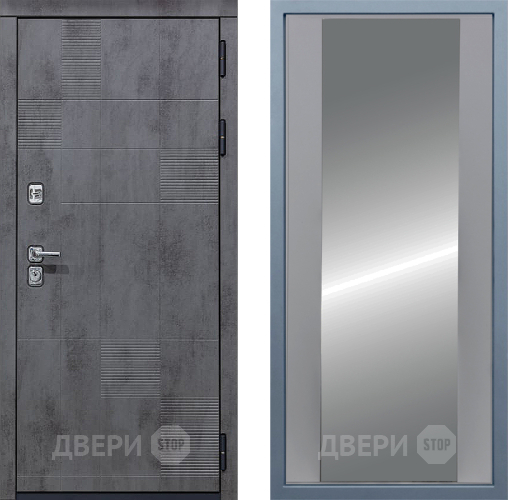 Входная металлическая Дверь Дива МД-35 Д-15 Зеркало Силк Маус в Жуковский