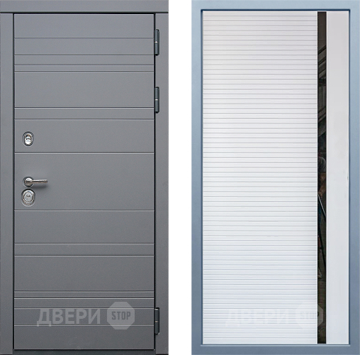 Входная металлическая Дверь Дива МД-39 МХ-45 Белый матовый в Жуковский