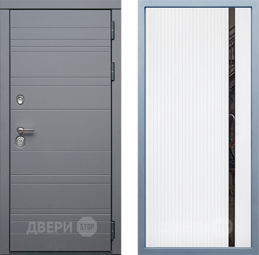 Входная металлическая Дверь Дива МД-39 МХ-46 Белый матовый в Жуковский