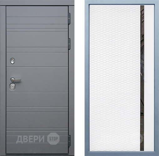 Входная металлическая Дверь Дива МД-39 МХ-47 Белый матовый в Жуковский
