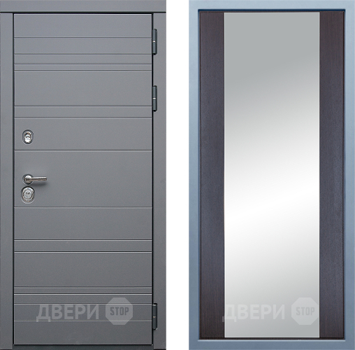 Входная металлическая Дверь Дива МД-39 Д-15 Зеркало Венге в Жуковский
