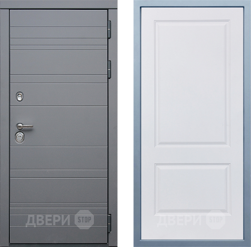 Входная металлическая Дверь Дива МД-39 Д-7 Белый в Жуковский