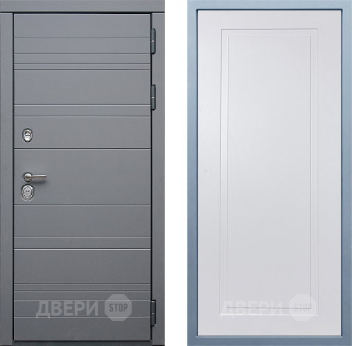 Входная металлическая Дверь Дива МД-39 Н-10 Белый в Жуковский