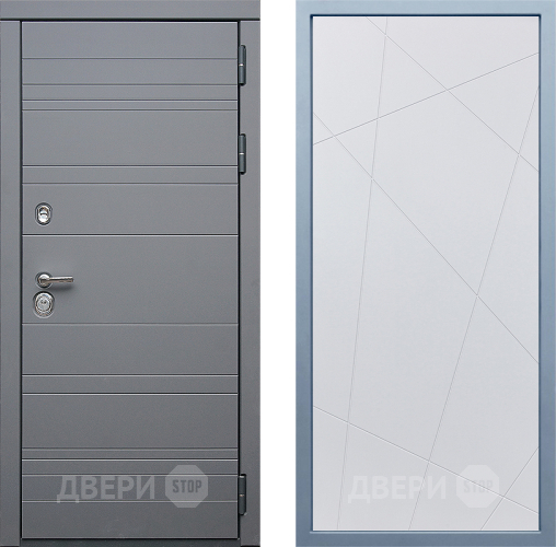 Входная металлическая Дверь Дива МД-39 Д-11 Белый в Жуковский