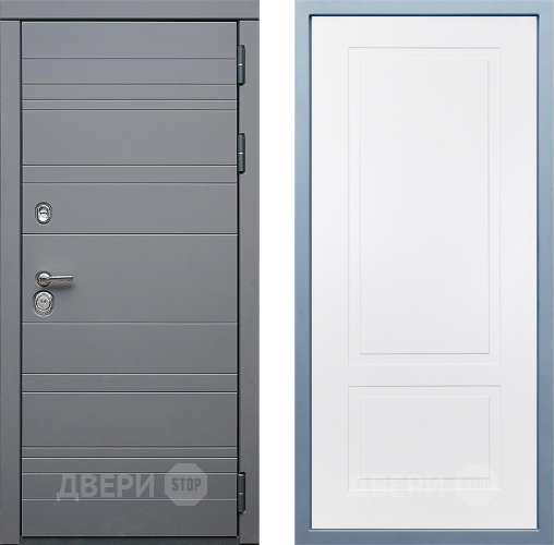 Входная металлическая Дверь Дива МД-39 Н-7 Белый в Жуковский