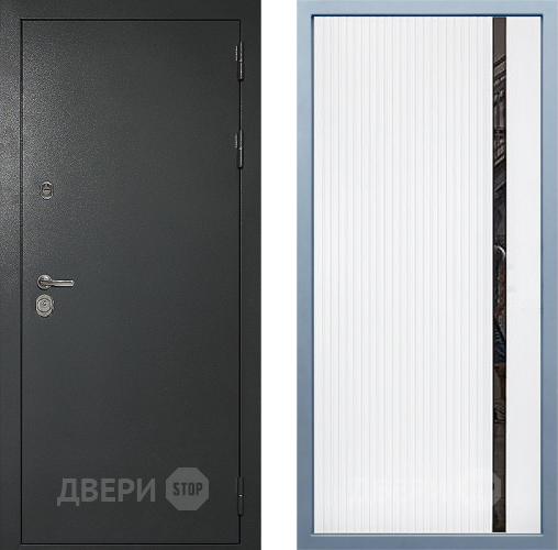 Входная металлическая Дверь Дива МД-40 Титан МХ-46 Белый матовый в Жуковский