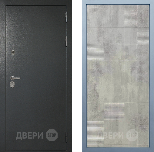 Входная металлическая Дверь Дива МД-40 Титан Д-4 Бетон темный в Жуковский