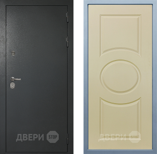 Входная металлическая Дверь Дива МД-40 Титан Д-8 Шампань в Жуковский