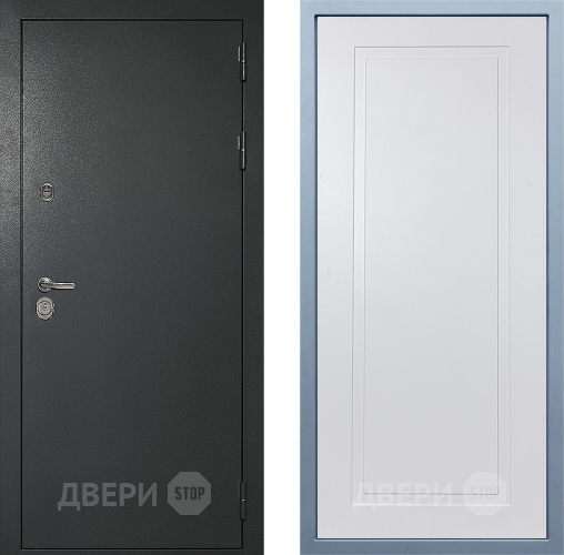 Входная металлическая Дверь Дива МД-40 Титан Н-10 Белый в Жуковский