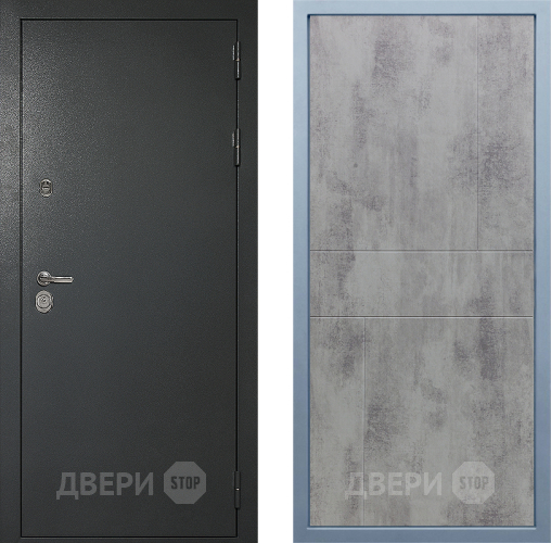 Входная металлическая Дверь Дива МД-40 Титан М-1 Бетон темный в Жуковский