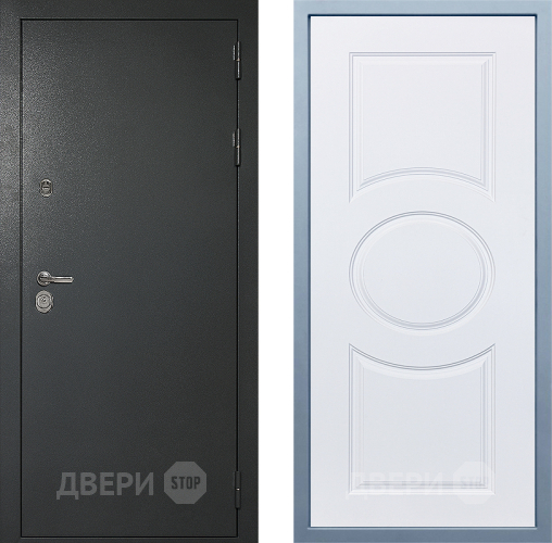 Входная металлическая Дверь Дива МД-40 Титан М-30 Белый в Жуковский
