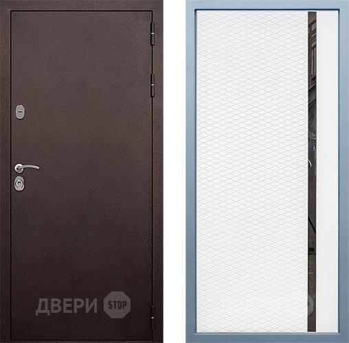 Дверь Дива МД-40 Медь МХ-47 Белый матовый в Жуковский
