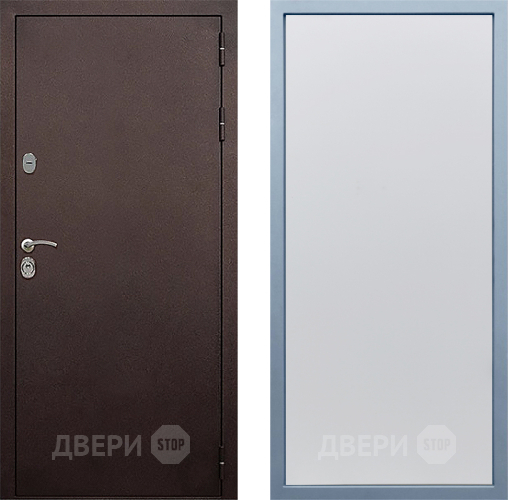 Входная металлическая Дверь Дива МД-40 Медь Н-1 Белый в Жуковский