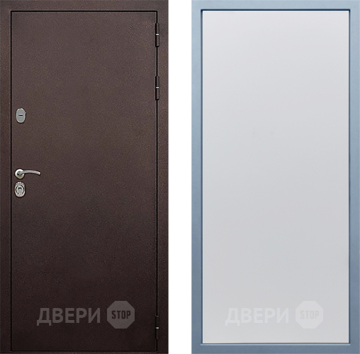 Входная металлическая Дверь Дива МД-40 Медь Н-1 Белый в Жуковский