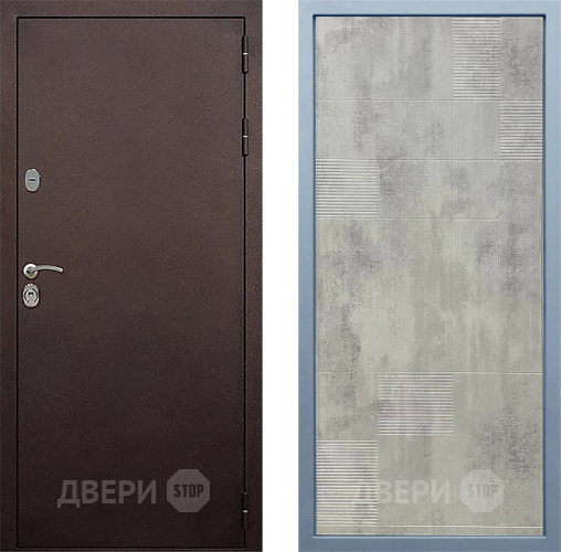 Входная металлическая Дверь Дива МД-40 Медь Д-4 Бетон темный в Жуковский