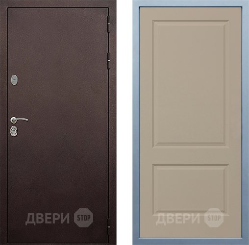 Входная металлическая Дверь Дива МД-40 Медь Д-7 Шампань в Жуковский