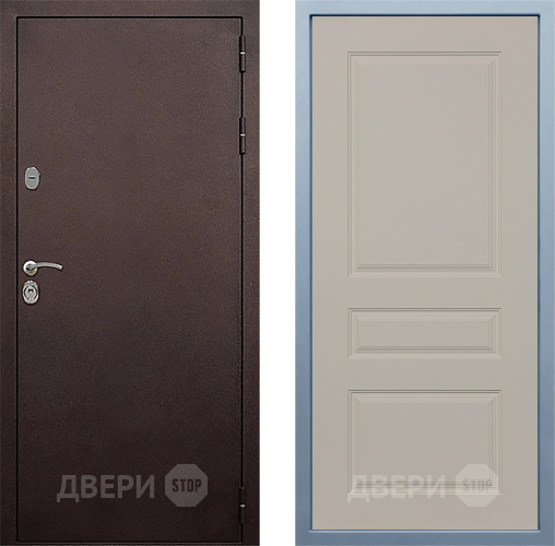 Входная металлическая Дверь Дива МД-40 Медь Д-13 Шампань в Жуковский