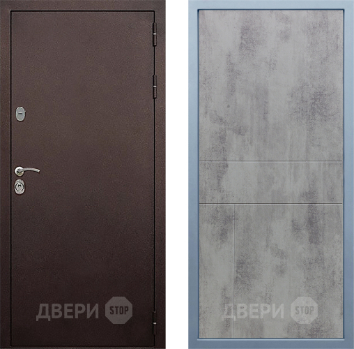 Входная металлическая Дверь Дива МД-40 Медь М-1 Бетон темный в Жуковский