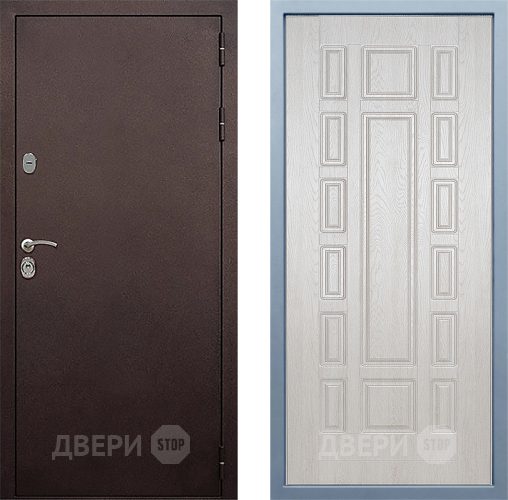 Входная металлическая Дверь Дива МД-40 Медь М-2 Дуб филадельфия крем в Жуковский