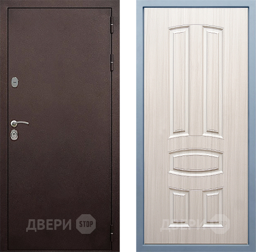 Входная металлическая Дверь Дива МД-40 Медь М-3 Сандал белый в Жуковский