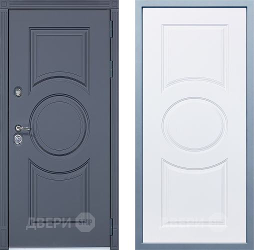 Входная металлическая Дверь Дива МХ-30 STR Д-8 Белый в Жуковский