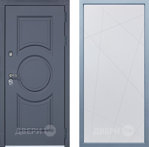 Входная металлическая Дверь Дива МХ-30 STR Д-11 Белый в Жуковский