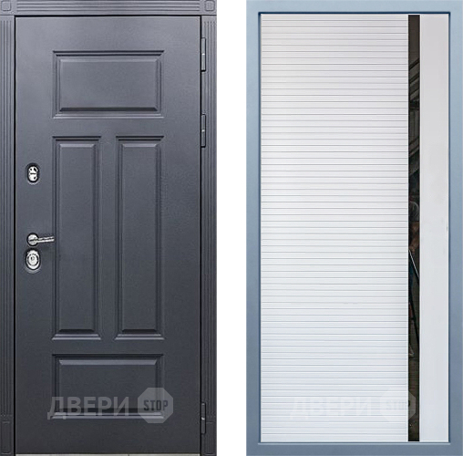 Входная металлическая Дверь Дива МХ-29 STR МХ-45 Белый матовый в Жуковский