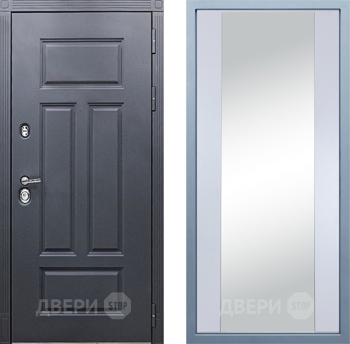 Входная металлическая Дверь Дива МХ-29 STR Д-15 Зеркало Белый в Жуковский