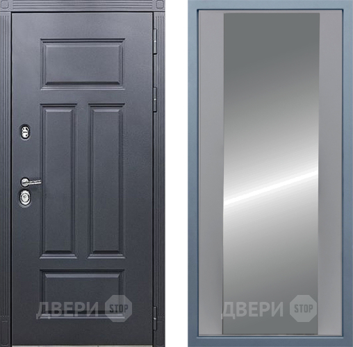 Входная металлическая Дверь Дива МХ-29 STR Д-15 Зеркало Силк Маус в Жуковский