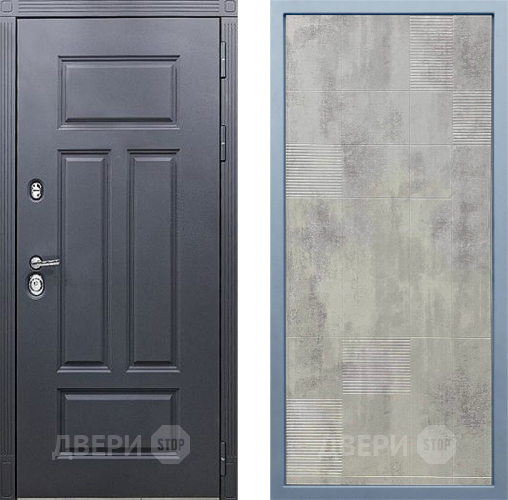 Входная металлическая Дверь Дива МХ-29 STR Д-4 Бетон темный в Жуковский