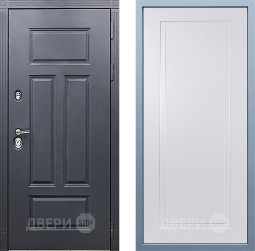 Входная металлическая Дверь Дива МХ-29 STR Н-10 Белый в Жуковский