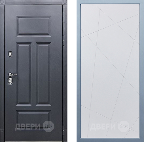 Входная металлическая Дверь Дива МХ-29 STR Д-11 Белый в Жуковский