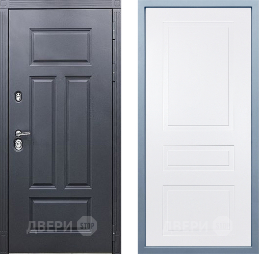 Входная металлическая Дверь Дива МХ-29 STR Н-13 Белый в Жуковский