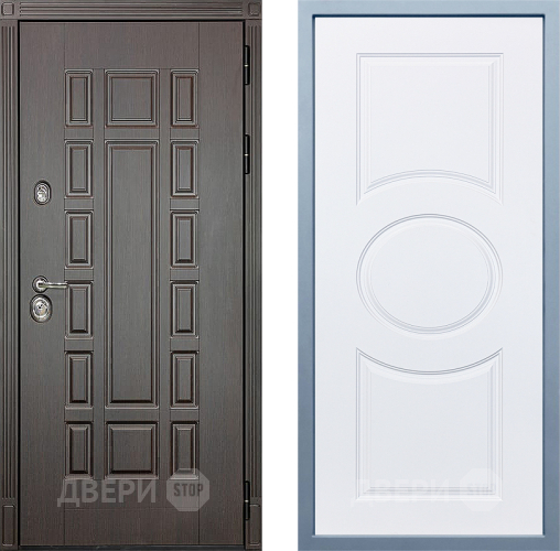 Входная металлическая Дверь Дива МХ-53 STR Д-8 Белый в Жуковский