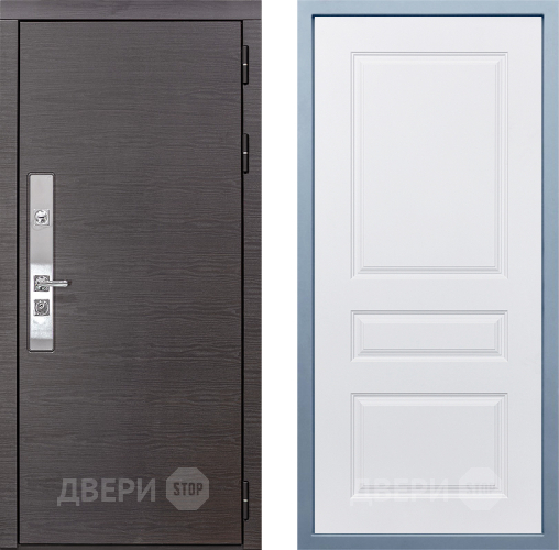 Входная металлическая Дверь Дива МХ-39 STR Д-13 Белый в Жуковский