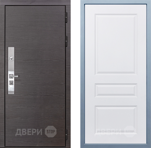 Входная металлическая Дверь Дива МХ-39 STR Д-13 Белый в Жуковский