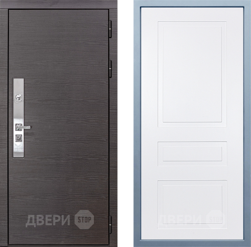 Входная металлическая Дверь Дива МХ-39 STR Н-13 Белый в Жуковский