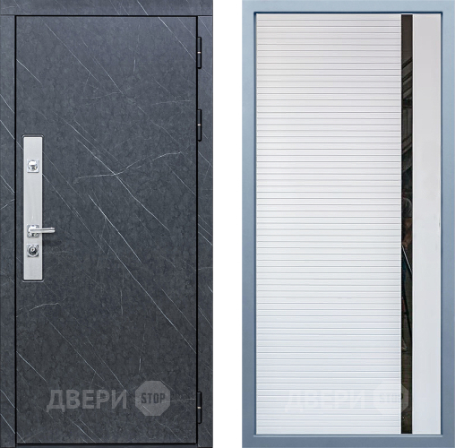Входная металлическая Дверь Дива МХ-26 STR МХ-45 Белый матовый в Жуковский