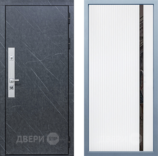 Входная металлическая Дверь Дива МХ-26 STR МХ-46 Белый матовый в Жуковский