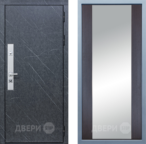 Входная металлическая Дверь Дива МХ-26 STR Д-15 Зеркало Венге в Жуковский